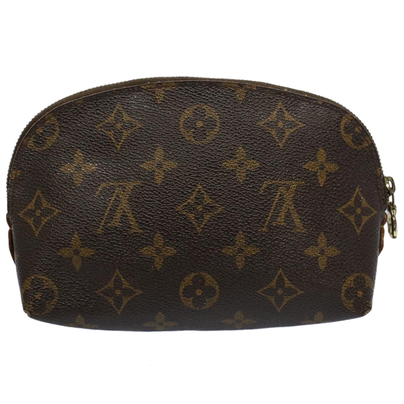 LOUIS VUITTON Monogram Pochette Cosmetic PM Cosmetic Pouch M47515 LV Auth bs9045 - Picture 2 of 16